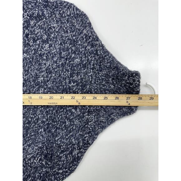 Abercrombie and Fitch Womens Sweater Cardigan Medium Blue Wool Blend Button Up - Picture 10 of 11